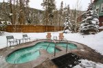 Shared complex hot tubs